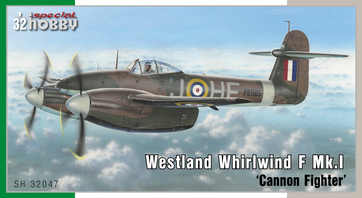 Scale plastic kit 1/32 Westland Whirlwind Mk.I 'Cannon Fighter' - Special Hobby