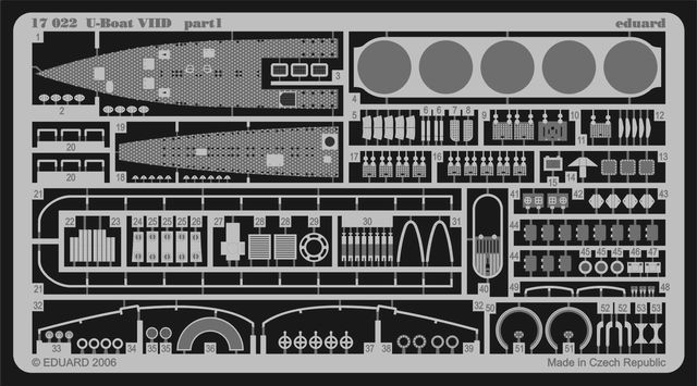 1 144 U Boat Viid For Revell Kit Vse Pro Modelare Art Scale