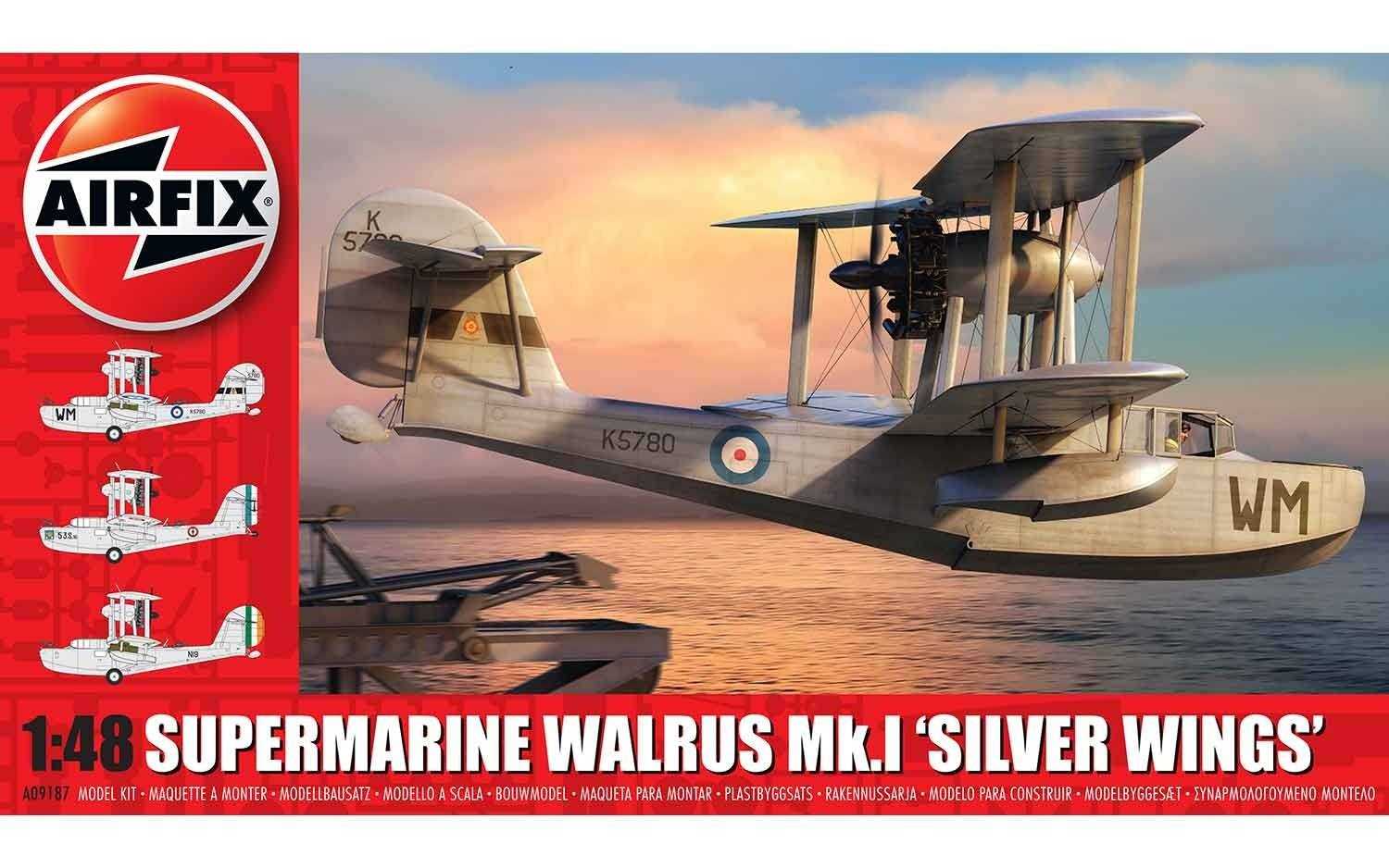 Classic Kit letadlo A09187 - Supermarine Walrus Mk.1 'Silver Wings' (1:48)