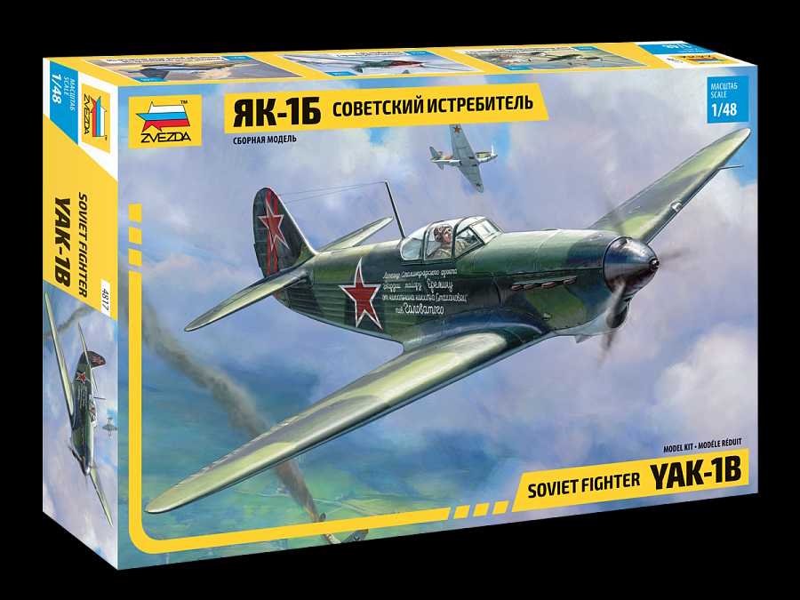 Model Kit letadlo 4817 - YAK-1B Soviet Fighter (1:48)