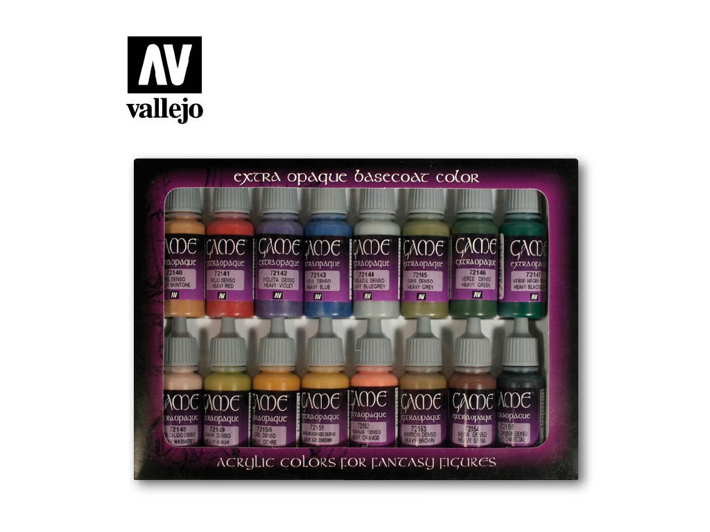 Vallejo - Game Color set, Metallic colors - plastic scale model