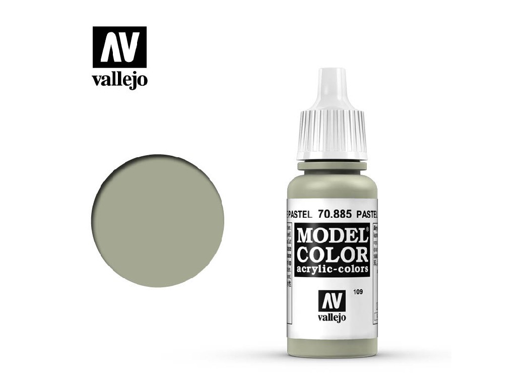 Acrylic color Vallejo Model Color 70885 Pastel Green (17ml)