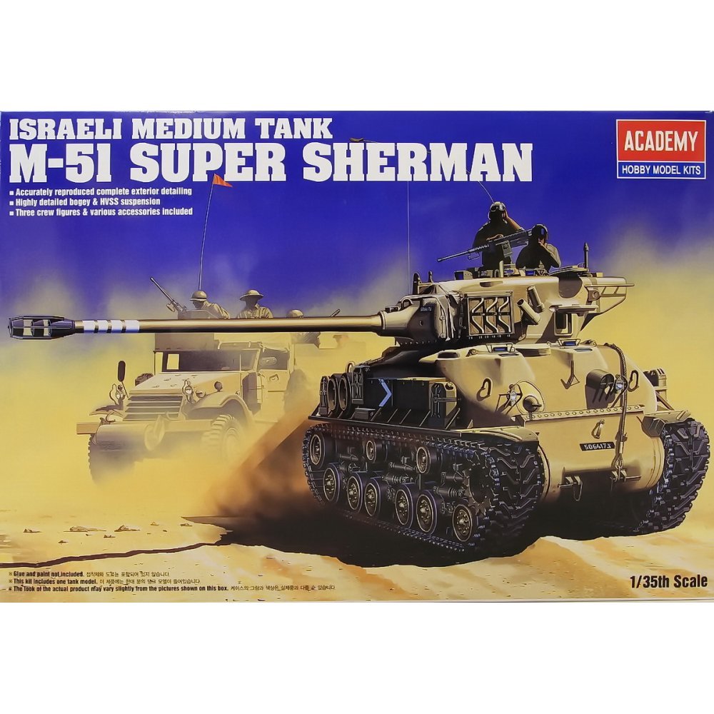  Academy 13254 - IDF M-51 SUPER SHERMAN (1:35)