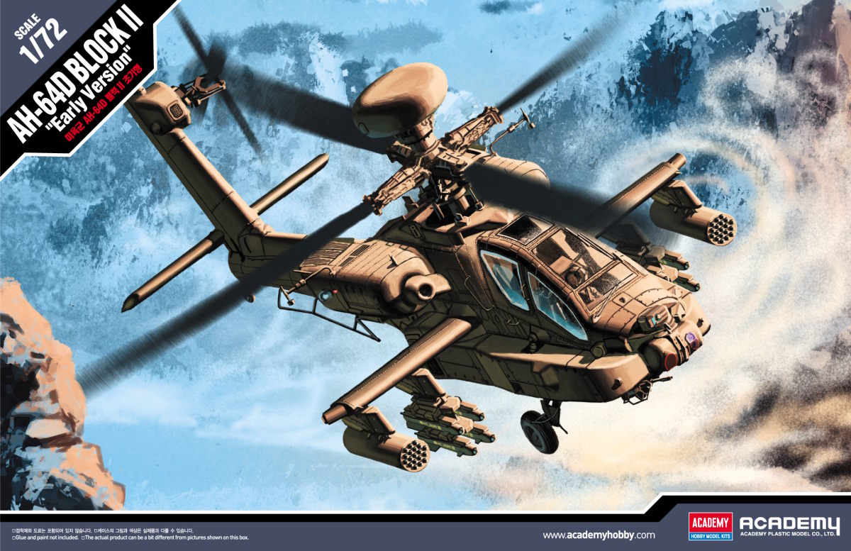  Academy 12514 - U.S. ARMY AH-64D (1:72)