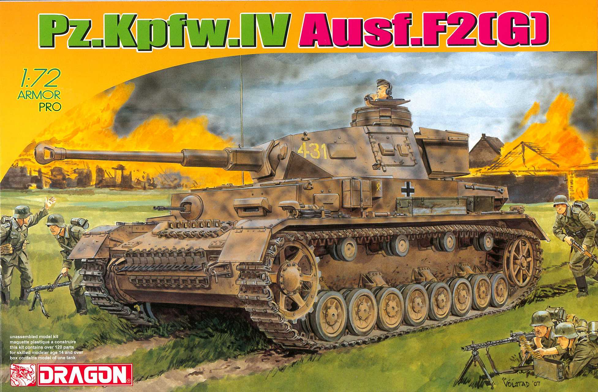 Model Kit 7359 - Pz.Kpfw.IV Ausf.F2(G) (1:72) | Vše pro modeláře Art Scale