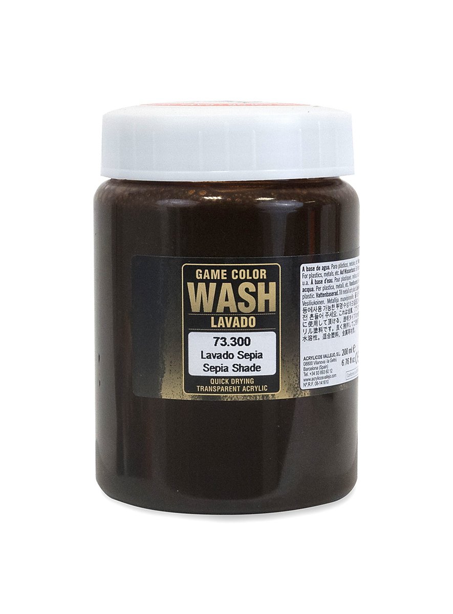 Vallejo Game Color Wash 17ml Black Wash