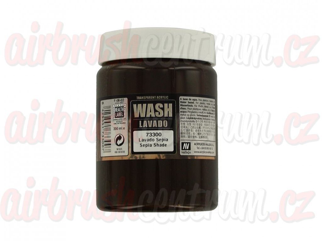 Vallejo Game Color 73300 Sepia Wash 200 Ml Vse Pro Modelare Art Scale