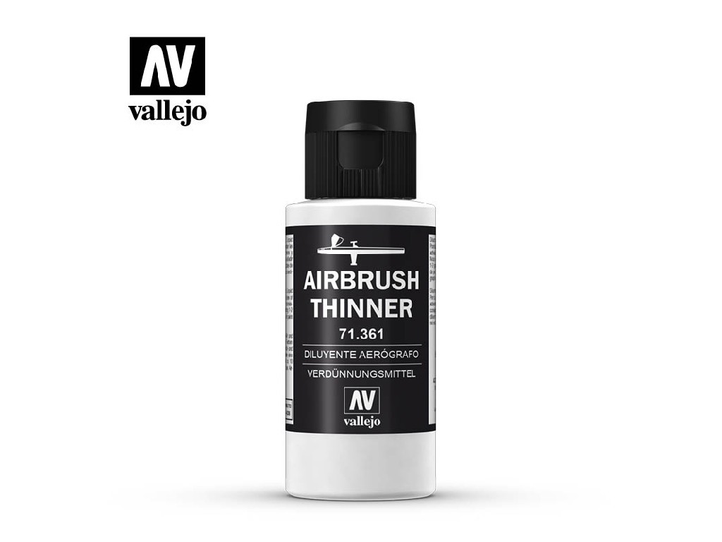 VAL71361 Vallejo Airbrush Thinner 60ml (Medium Size) #71361