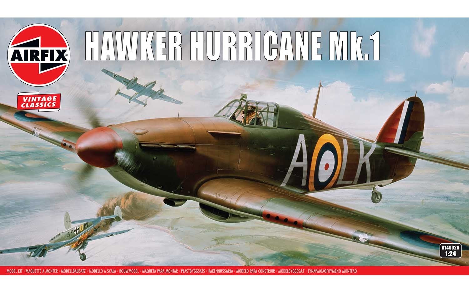 Classic Kit VINTAGE A14002V - Hawker Hurricane Mk.1 (1:24)