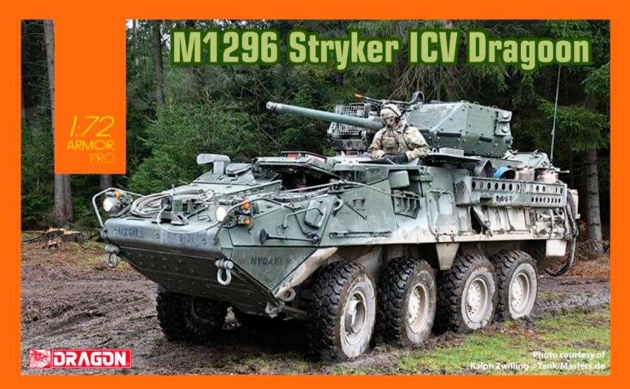 Model Kit 7686 - M1296 Stryker ICV Dragoon (1:72)