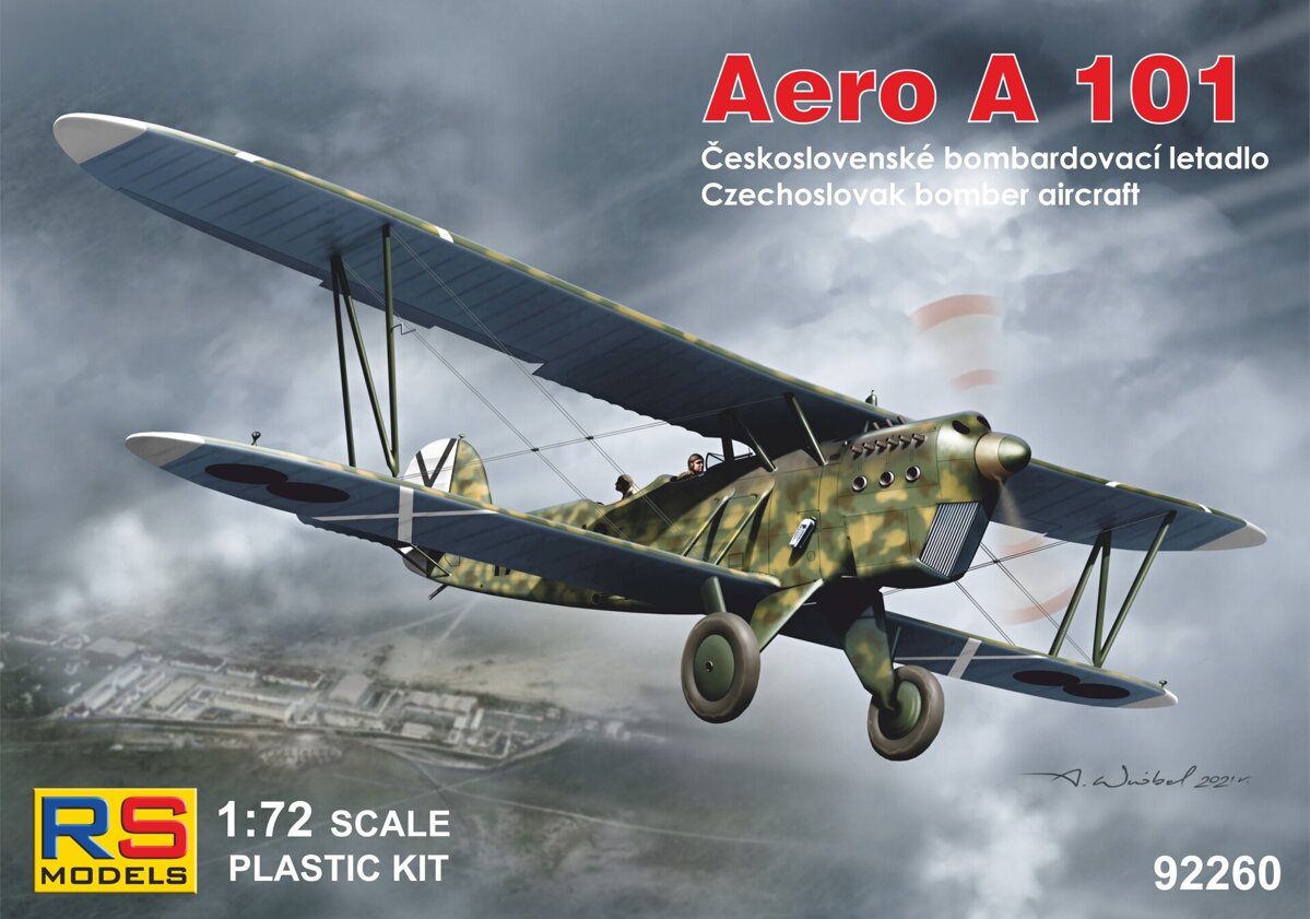 Scale plastic kit 1/72 Aero A-101 5 decal v. for Czechslovakia, Spain