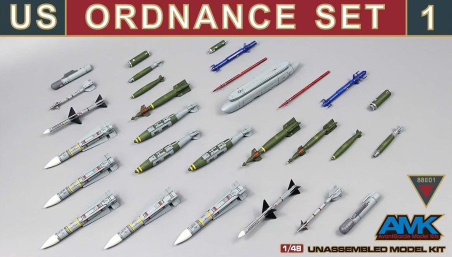 1/48 US Ordnance Set 1 - AMK | Vše Pro Modeláře Art Scale