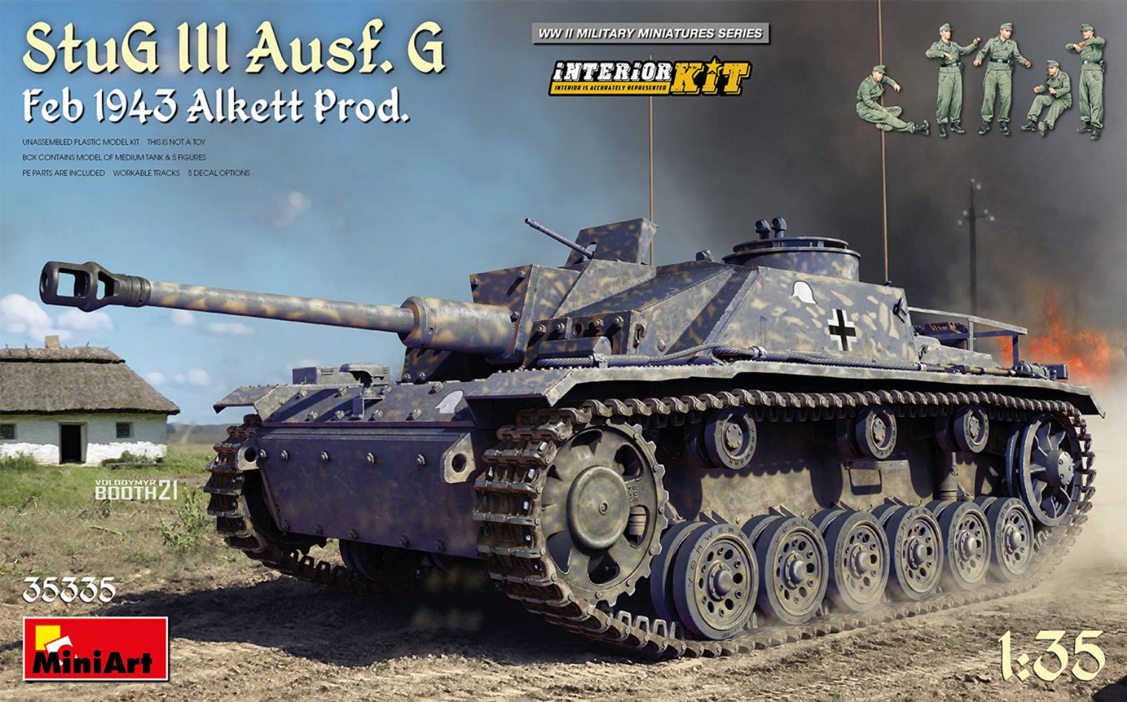 1/35 StuG III Ausf. G  Feb 1943 Alkett Prod. Interior Kit - Miniart