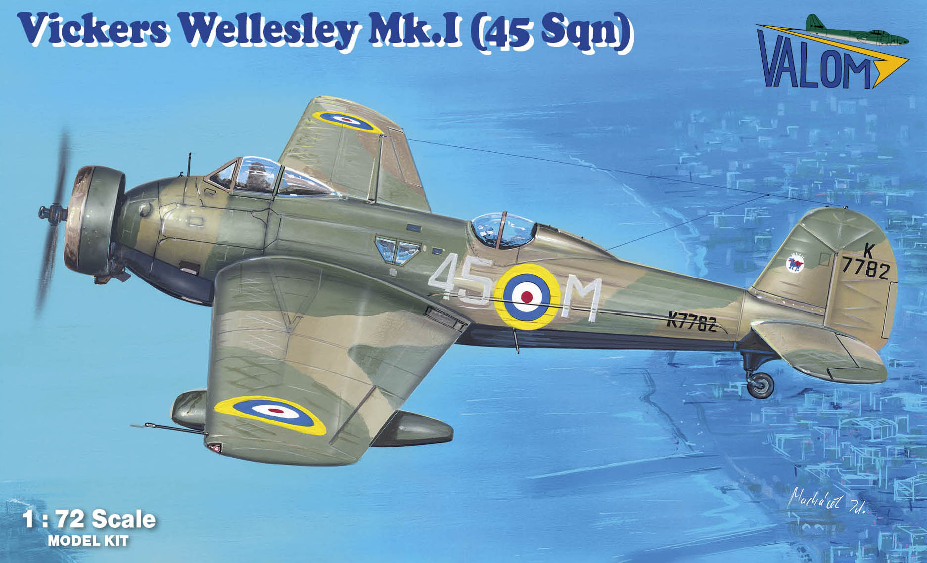 1/72 Vickers Wellesley Mk.I (45 Sqn) - Valom