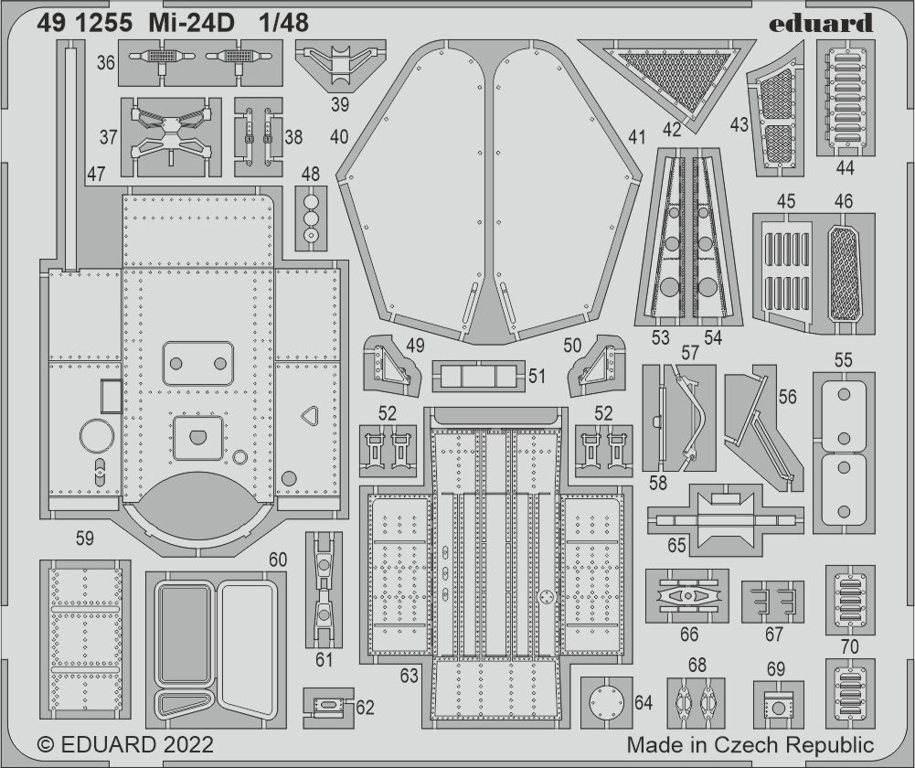 1/48 Mi-24D for TRUMPETER kit | Vše pro modeláře Art Scale