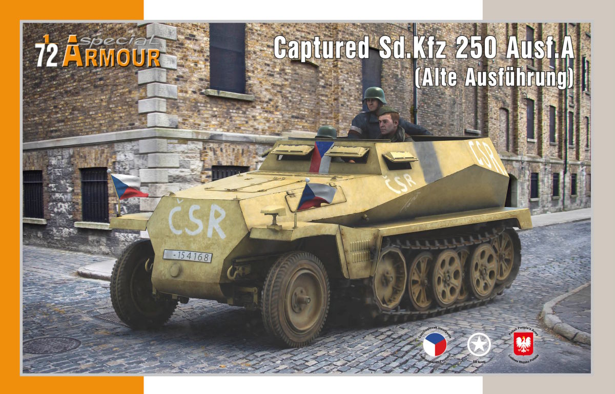 1/72 Captured Sd.Kfz 250 Ausf.A (Alte Ausführung)