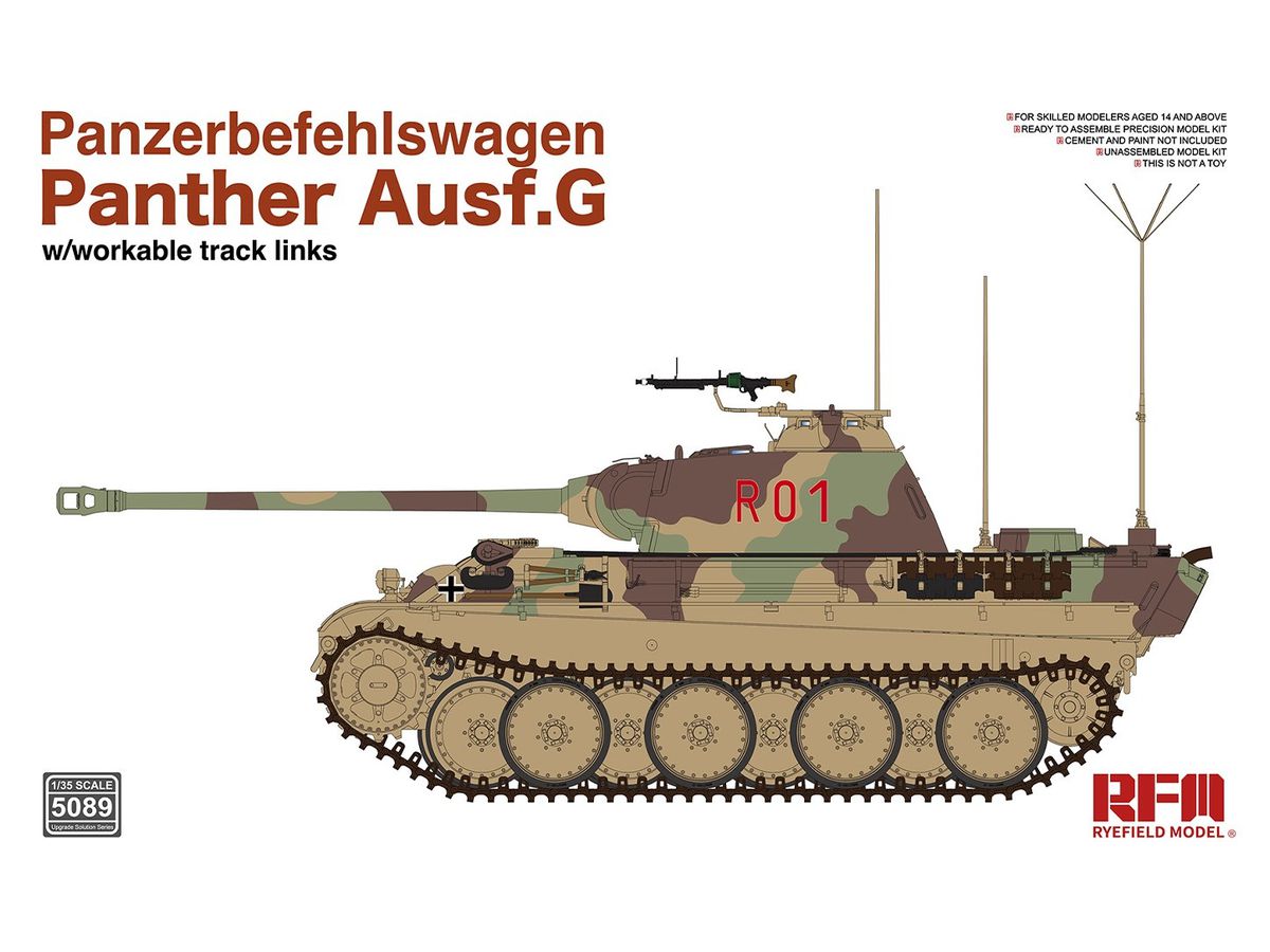 1/35 Panzerbefehlswagen Panther Ausf.G - RFM