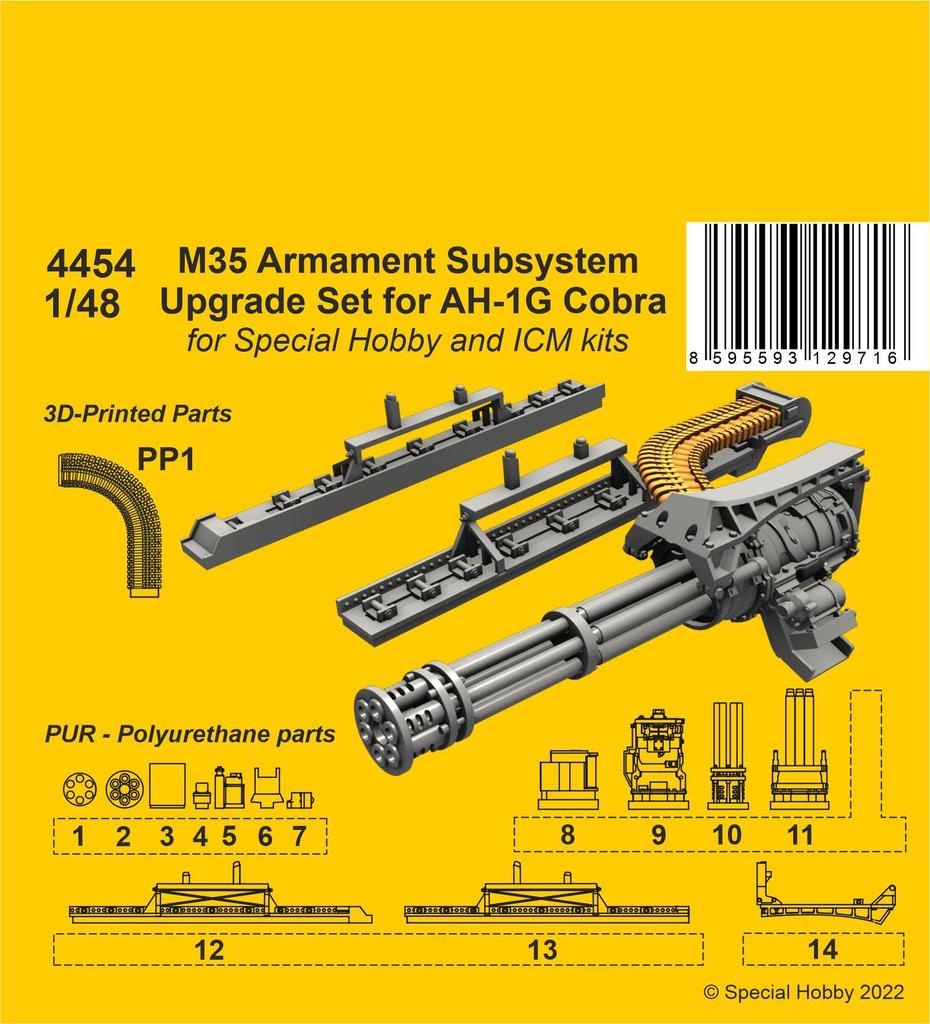 1/48 M35 Armament Subsystem Upgrade Set For AH-1G Cobra | Vše Pro ...