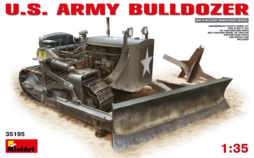 1/35 US Army Bulldozer for MINI ART kit