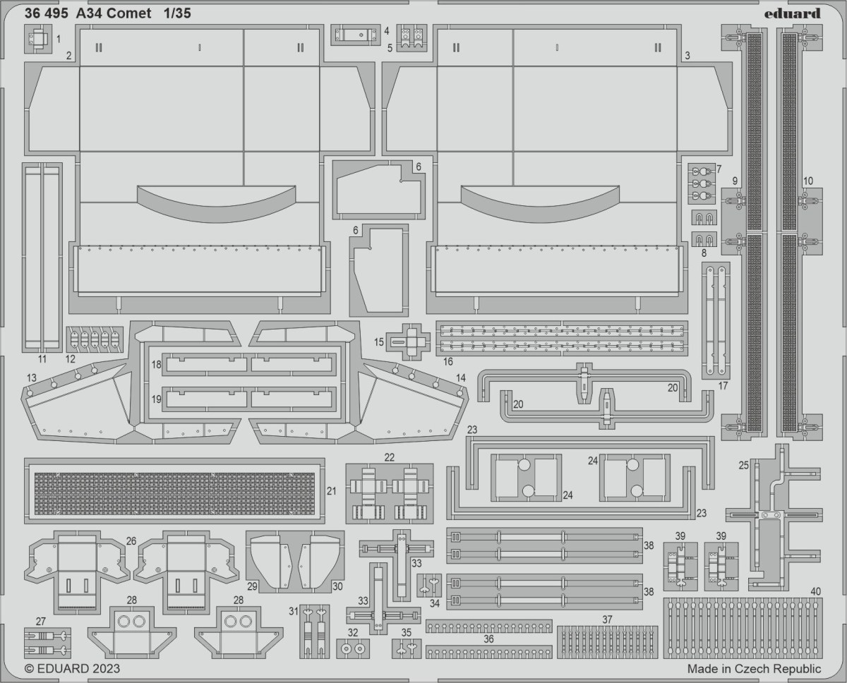 1/35 A34 Comet for TAMIYA kit | Vše pro modeláře Art Scale