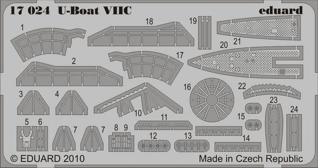 1 350 U Boat Viic For Revell Kit Vse Pro Modelare Art Scale