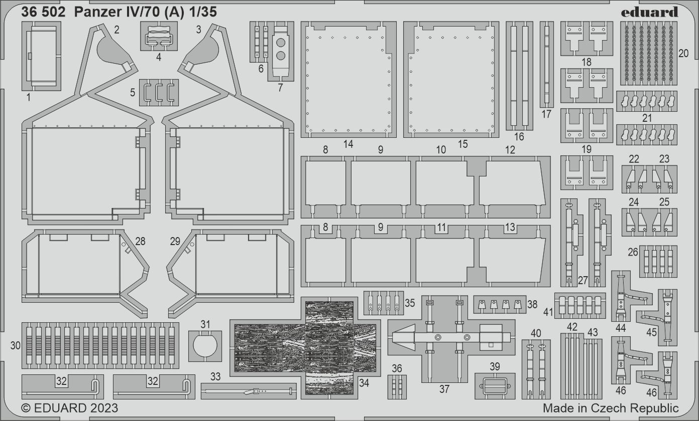 Tamiya 1/35 scale Panzer IV/70(A) plastic model kit review