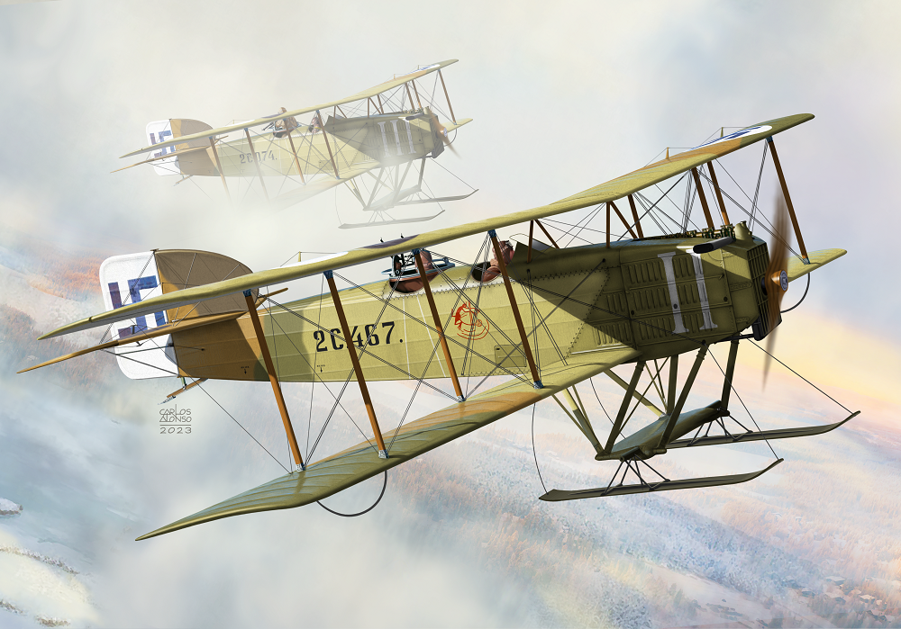 1 48 BREGUET 14 A2 Finnish service V e pro model e Art Scale