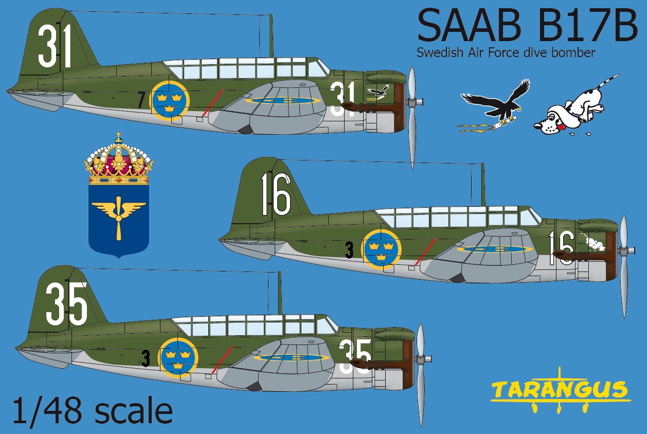 1/48 SAAB B17B - The first SAAB aircraft