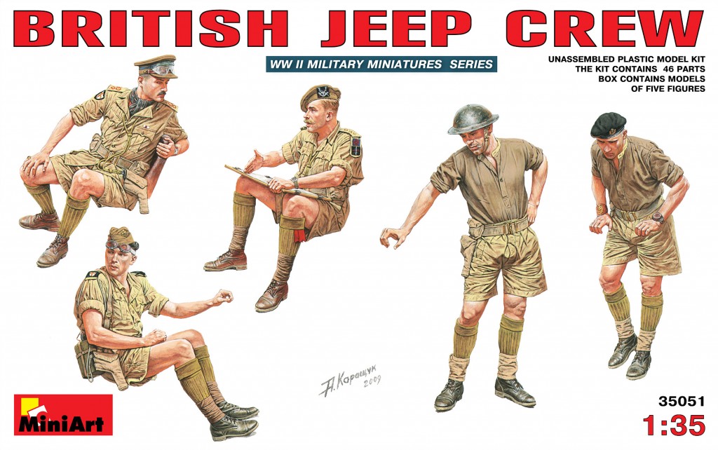 1/35 British Jeep Crew.