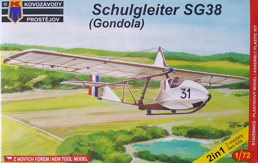 composiet Geslagen vrachtwagen Infecteren 1/72 Schulgleiter SG38 (Gondola) | Vše pro modeláře Art Scale